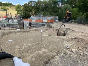 Erdungsanlage der Bodenplatte 