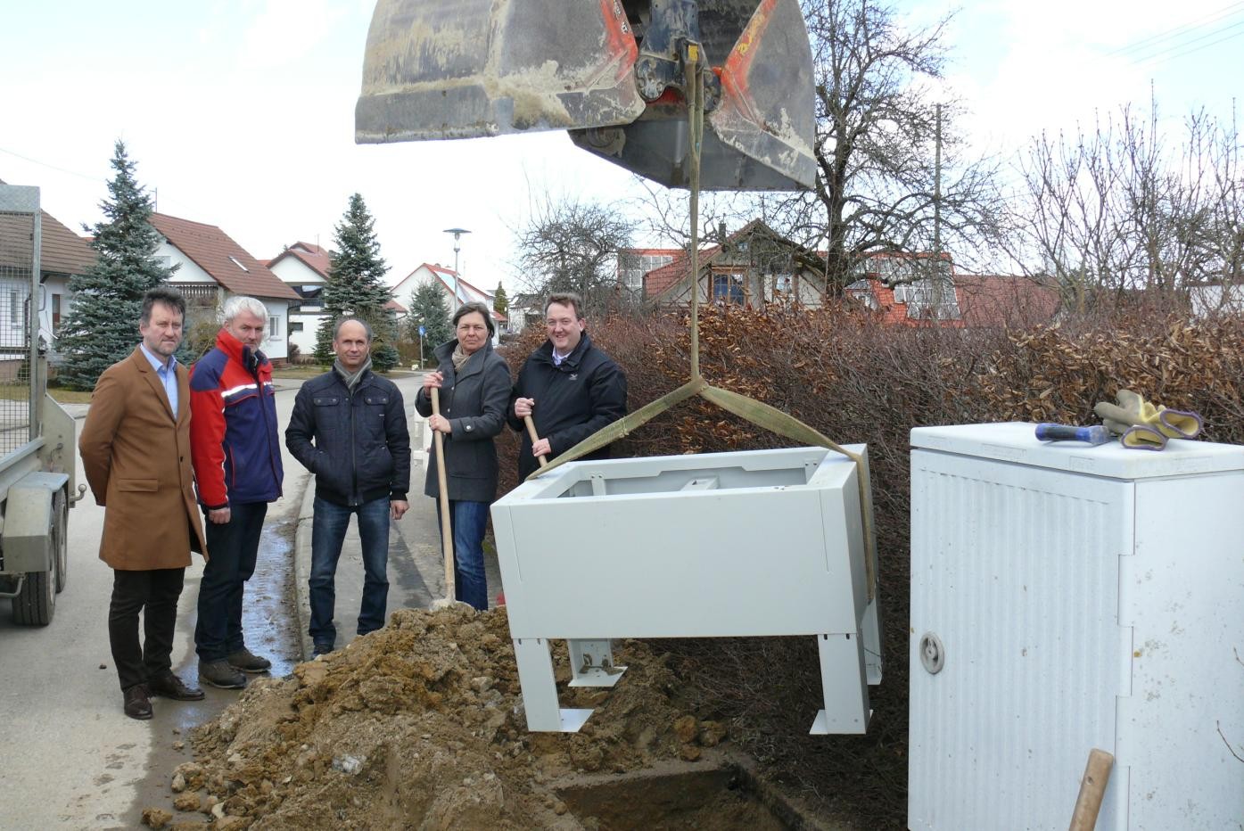 Baustelle Netzausbau