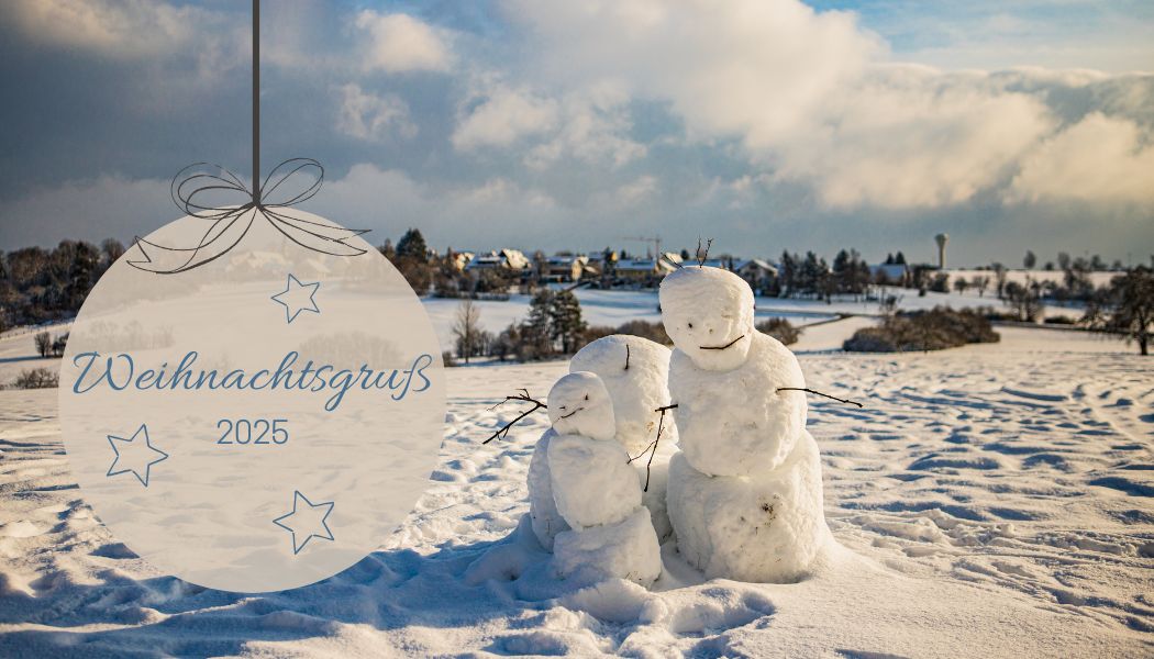 Bild mit der Aufschrift Weihnachtsgruß